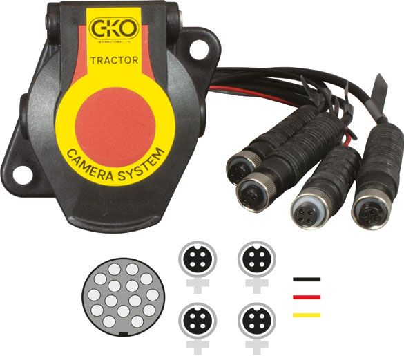 Tractor Socket for 4 Cameras
