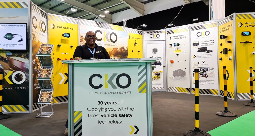 Photo of O'Neil Quarrie at the Road Transport Expo on our exhibition stand.