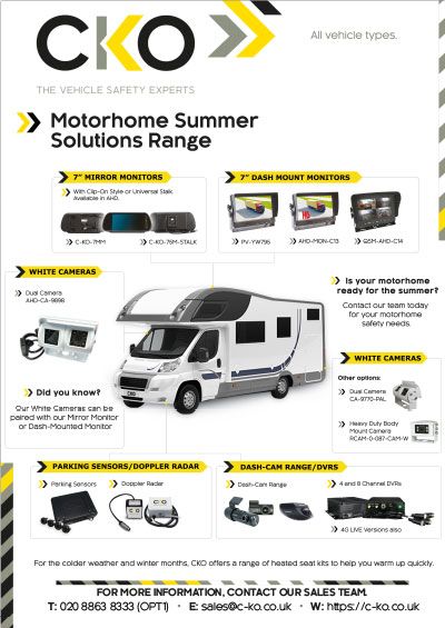 Motorhome Summer Solutions range
