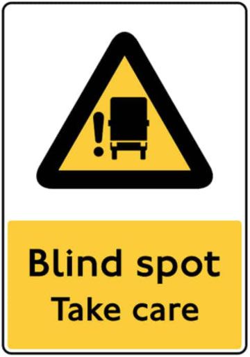 Blind spot sticker set
