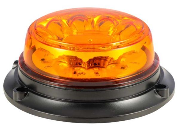 Amber Beacon 12 LED 3 Bolt