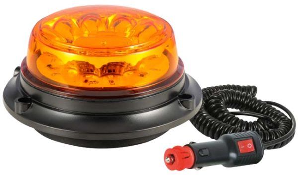 Amber Beacon 12 LED Magnetic Mount