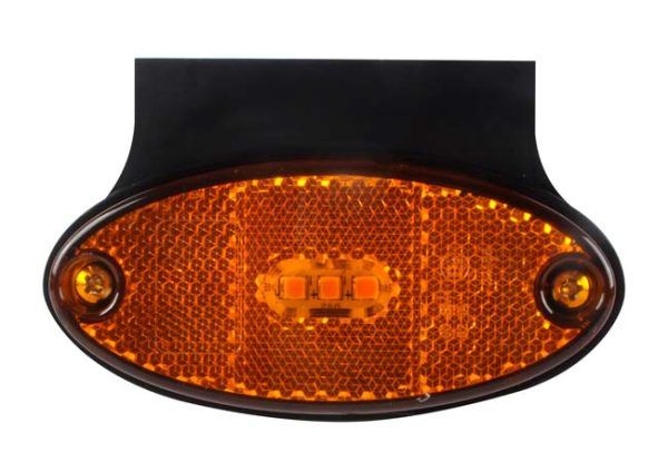 Amber Side Marker reflector Lamp with AMP