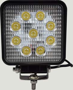 CKO-LED-WL602-F : Square Work Lamp 9 LED Flood