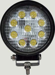 CKO-LED-WL605-F : Circular Work Lamp 9 LED Flood